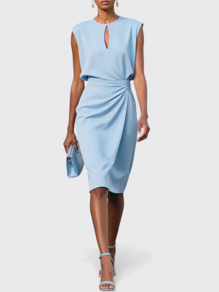 Sharon | Women's Midi Dress with Sleek Cut for Events