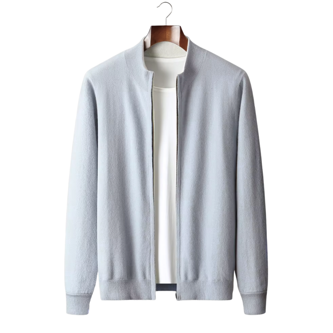 Wool Zip-Cardigan