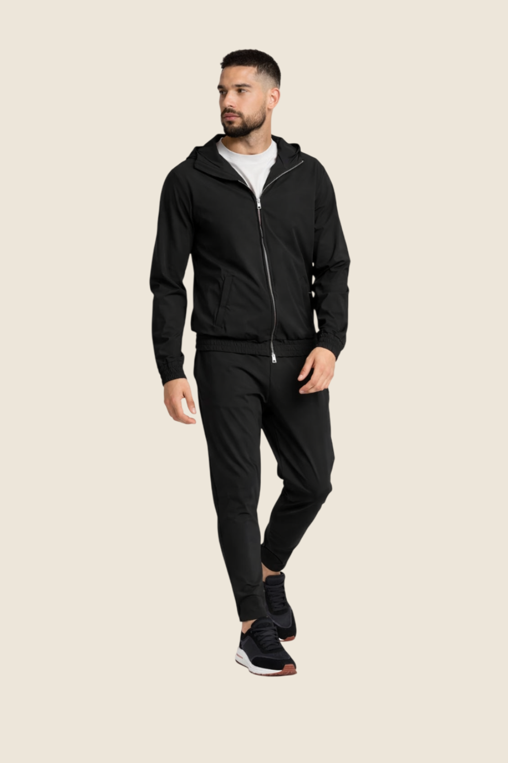 Hooded Lucerne Tech Set - Black